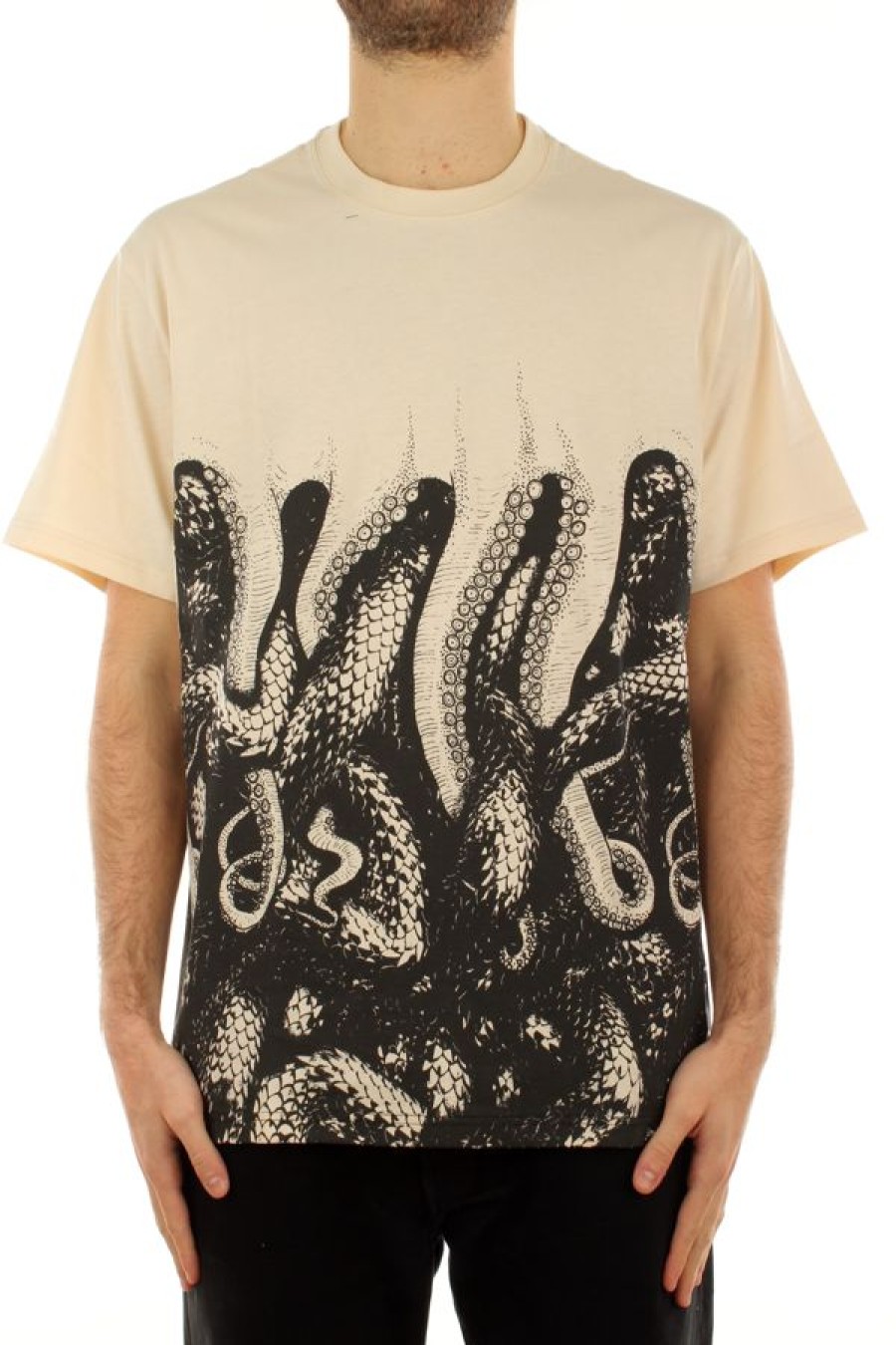 Abbigliamento OCTOPUS | Octopus Snakes Tee Dustywhite