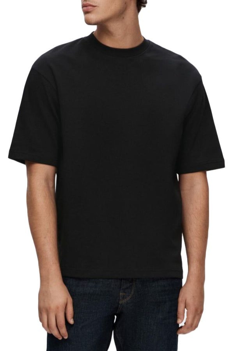 Abbigliamento SELECTED | Slhlooseoscar Ss O-Neck Tee Black