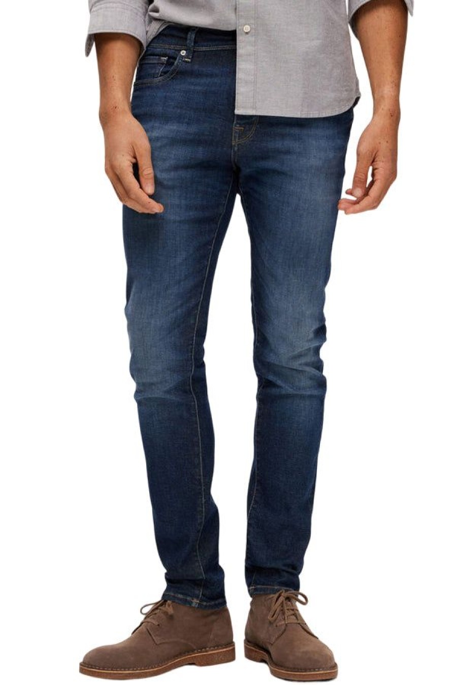 Abbigliamento SELECTED | Slh175-Slimleon 31604 Dark Blue Denim