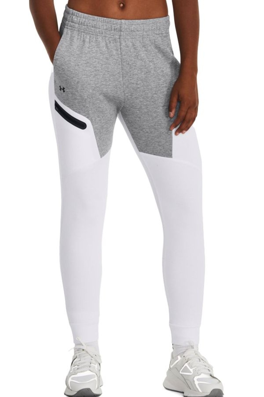 Abbigliamento UNDER ARMOUR | Ua Unstoppable Fleece Joggers Donna Mod Gray