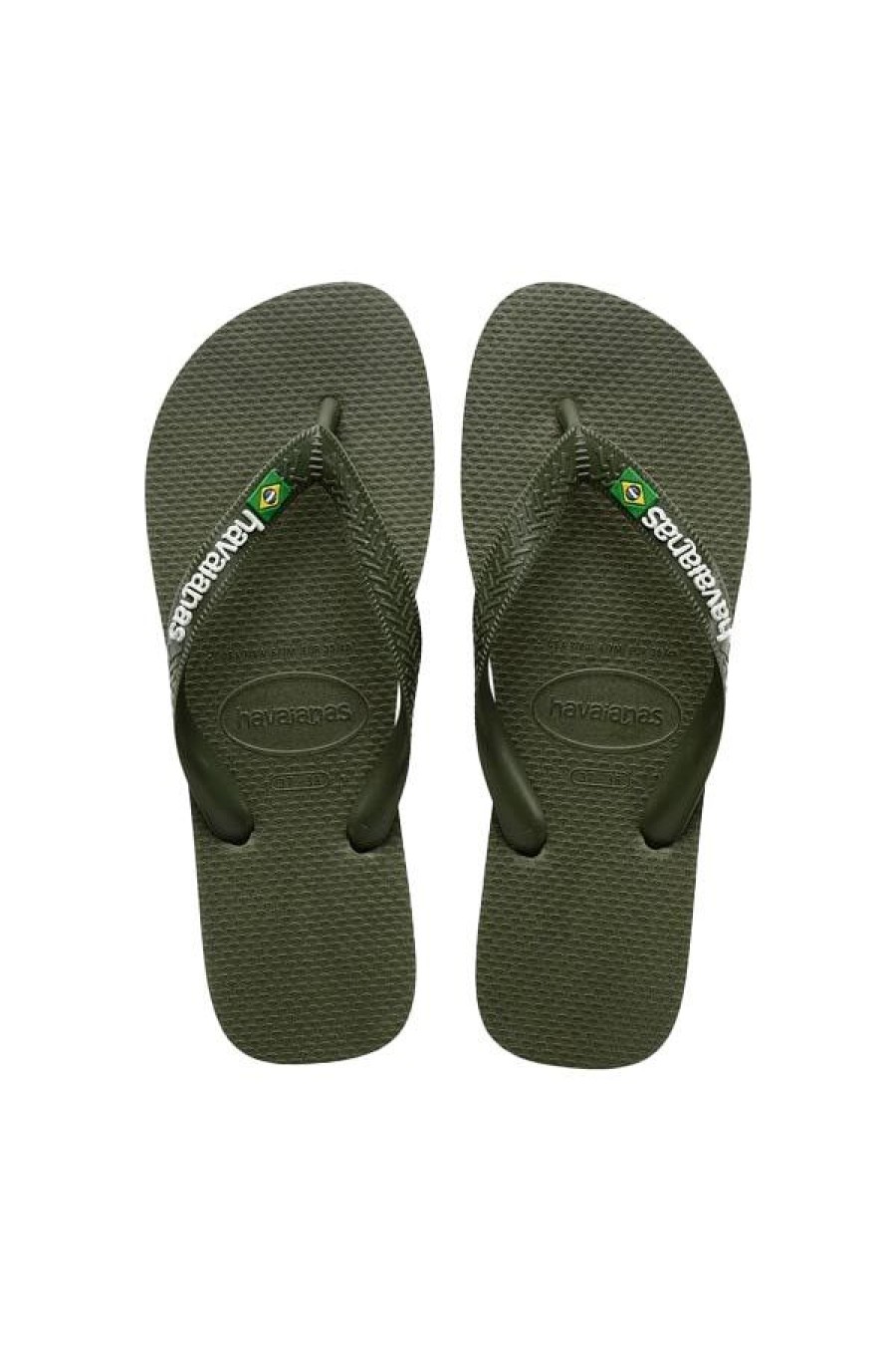 Calzature HAVAIANAS | Brasil Logo Green/Green