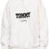 Abbigliamento TOMMY JEANS | Felpa Oversize In Pile Con Mezza Zip Ancient White