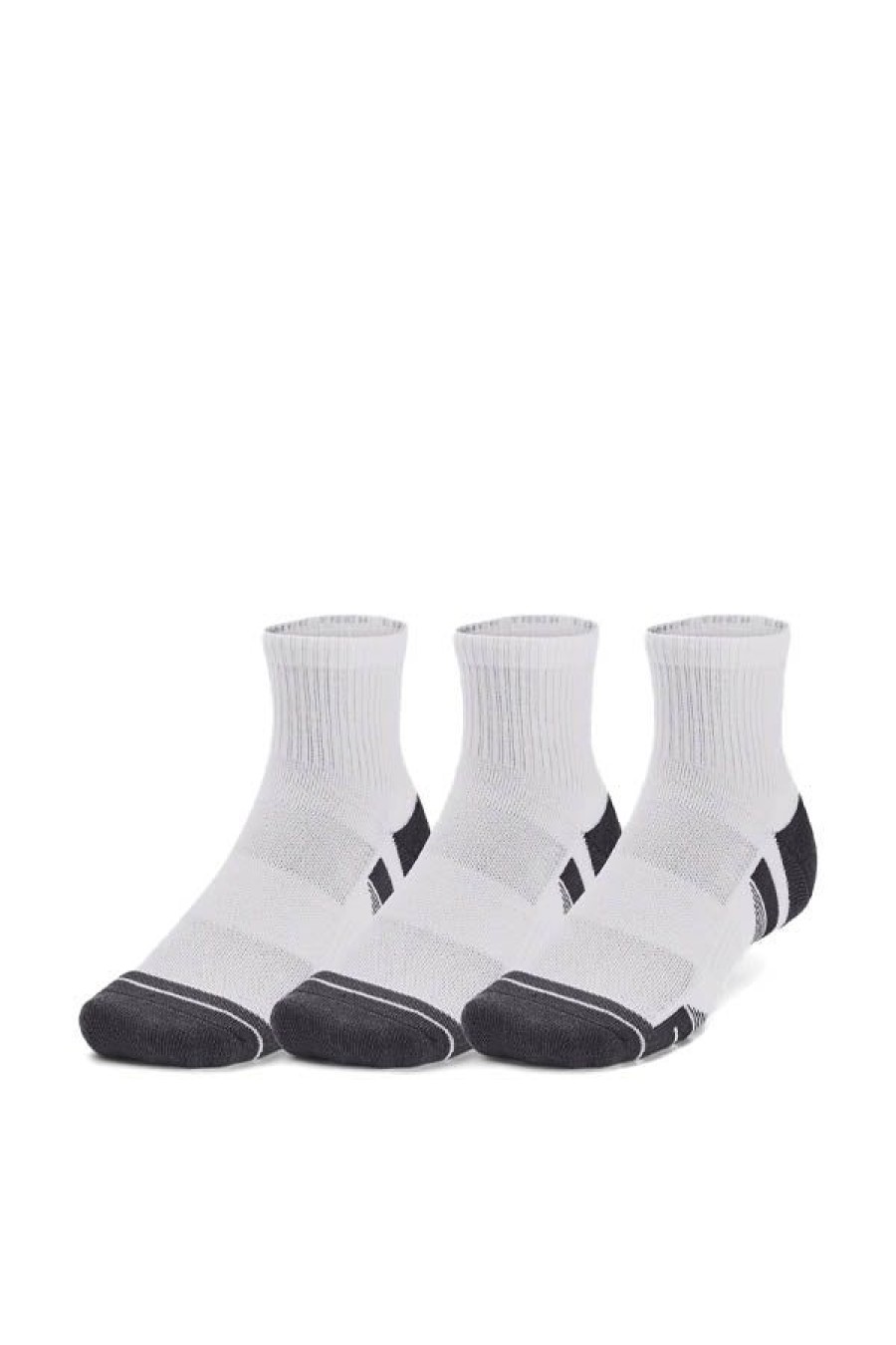 Accessori UNDER ARMOUR | Calze Ua Performance Tech Quarter Unisex - Confezione Da 3 Paia White