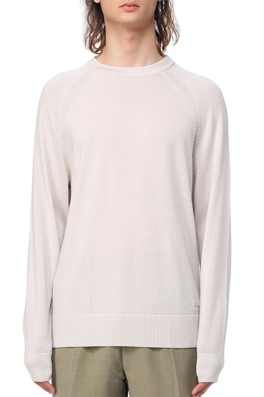 Abbigliamento CALVIN KLEIN | Merino Comfort Sweater Stony Beige