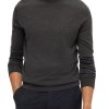 Abbigliamento SELECTED | Slhtown Merino Coolmax Knit Mock Medium Grey Melange