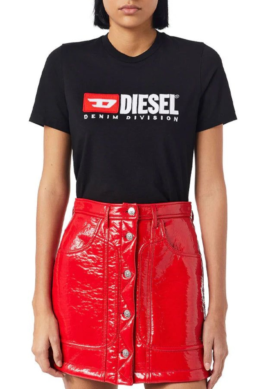 Abbigliamento DIESEL | T-Reg-Div Maglietta Black