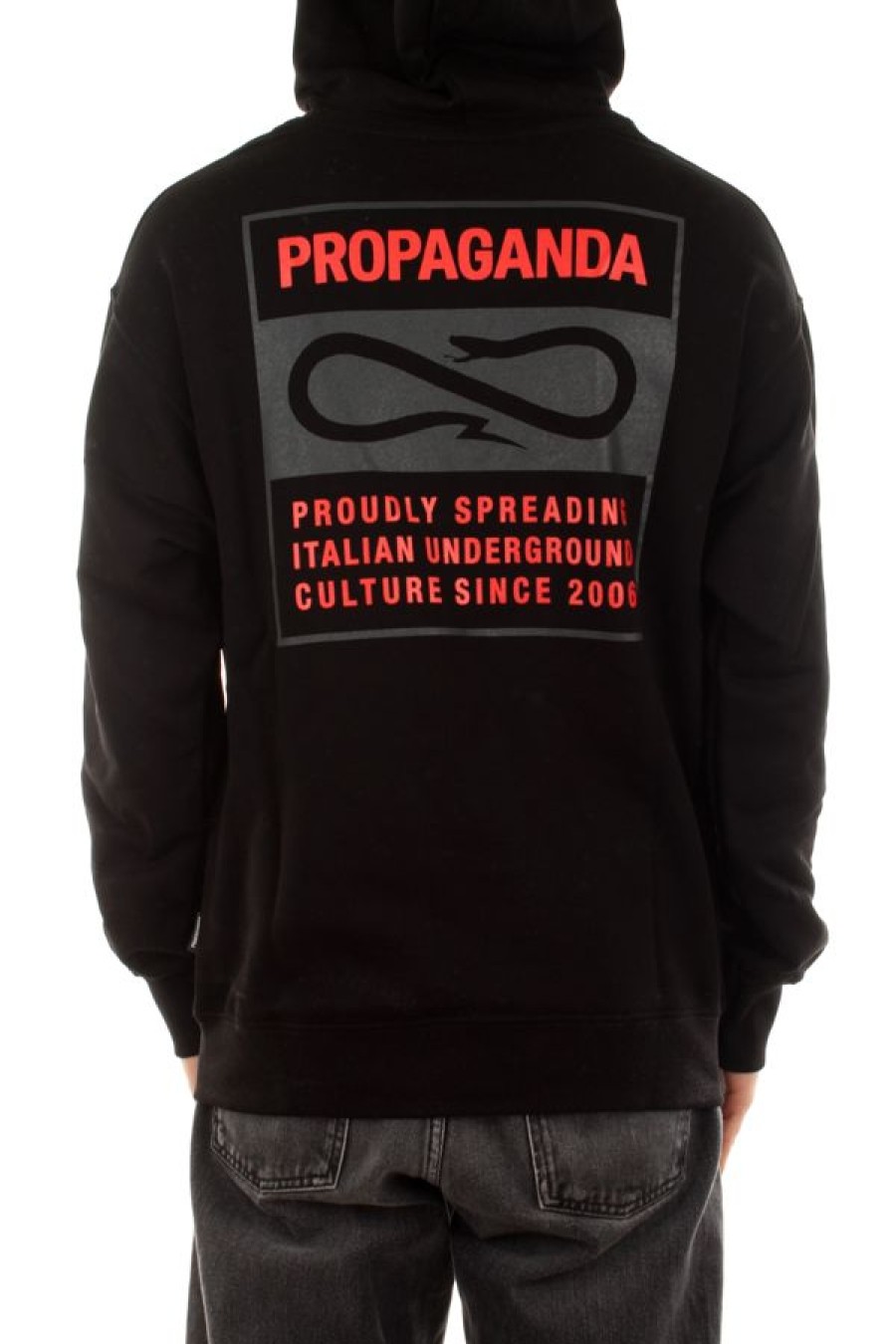 Abbigliamento PROPAGANDA | Felpa Label Classic Nero