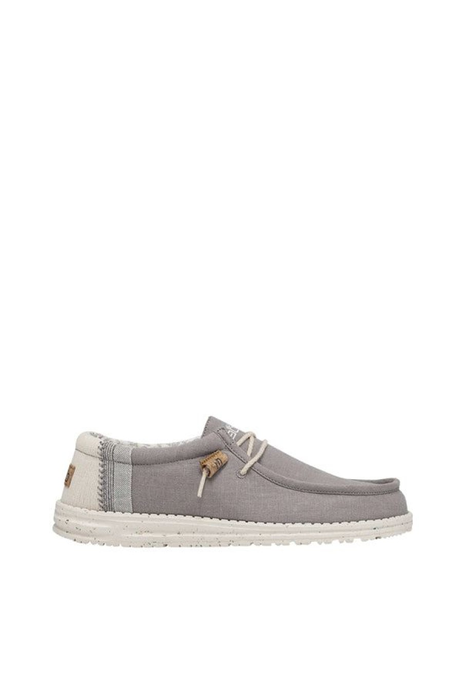 Calzature HEY DUDE | Wally Break Stitch Grey