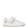 Calzature D.A.T.E. | Court 2.0 Vintage Calf White-Natural