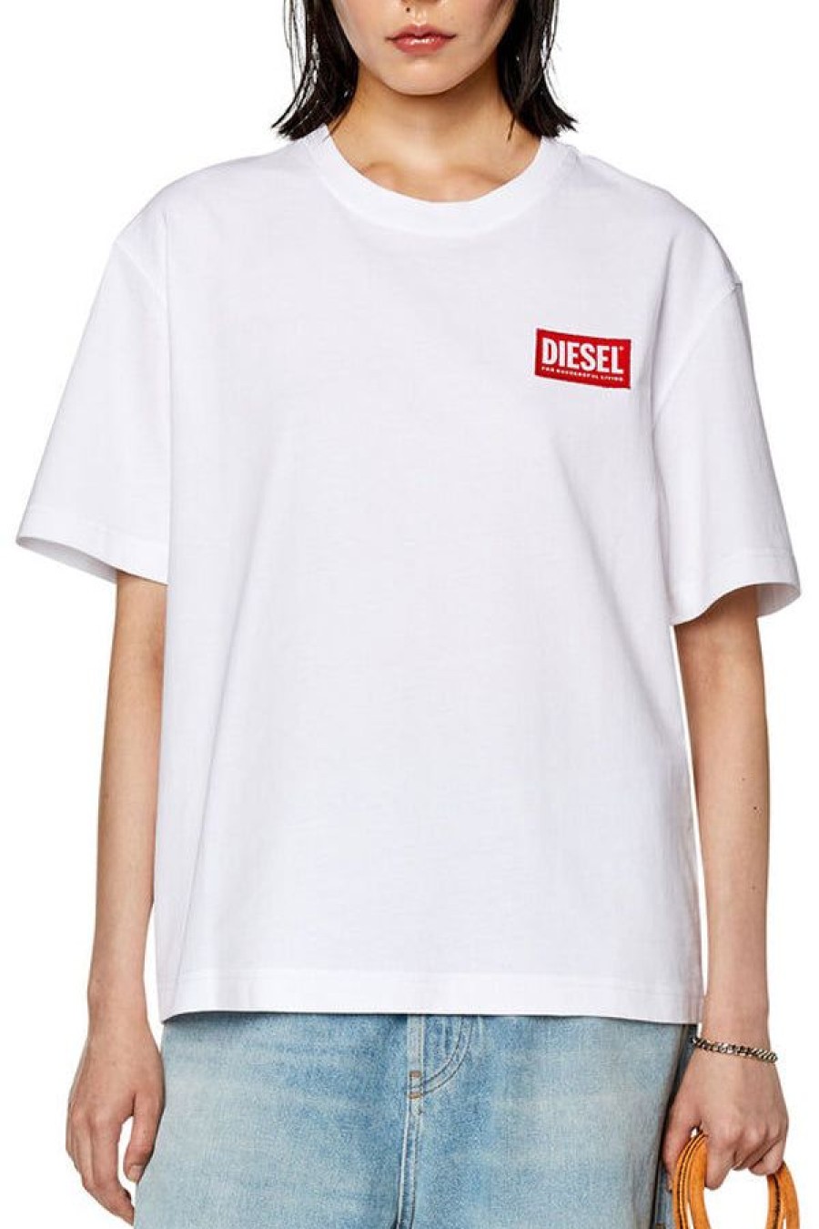 Abbigliamento DIESEL | T-Nlabel-L1 Maglietta White