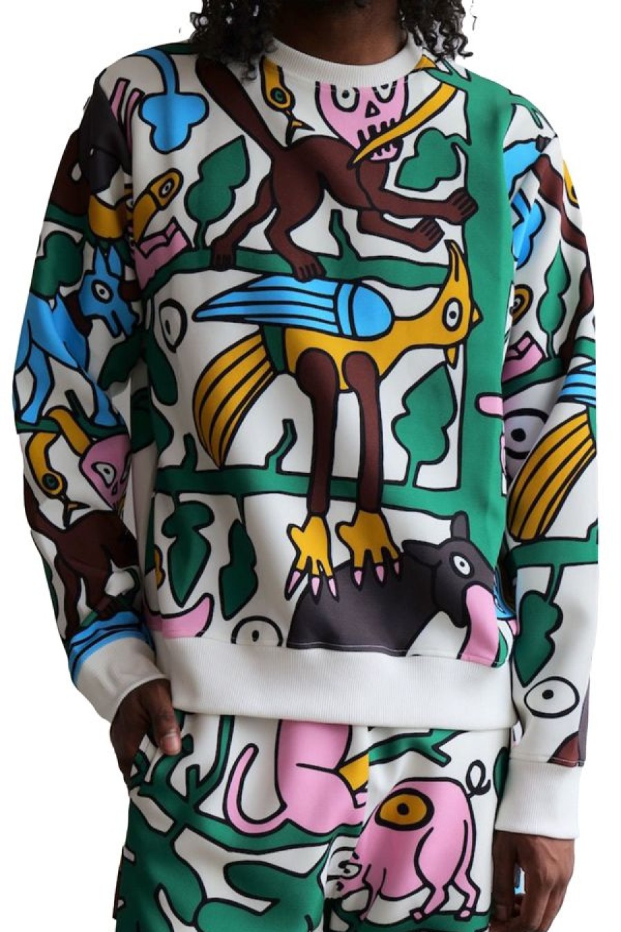 Abbigliamento WALTER VAN BEIRENDONCK | Oversized Sweat Cc14 Cc14 Milk