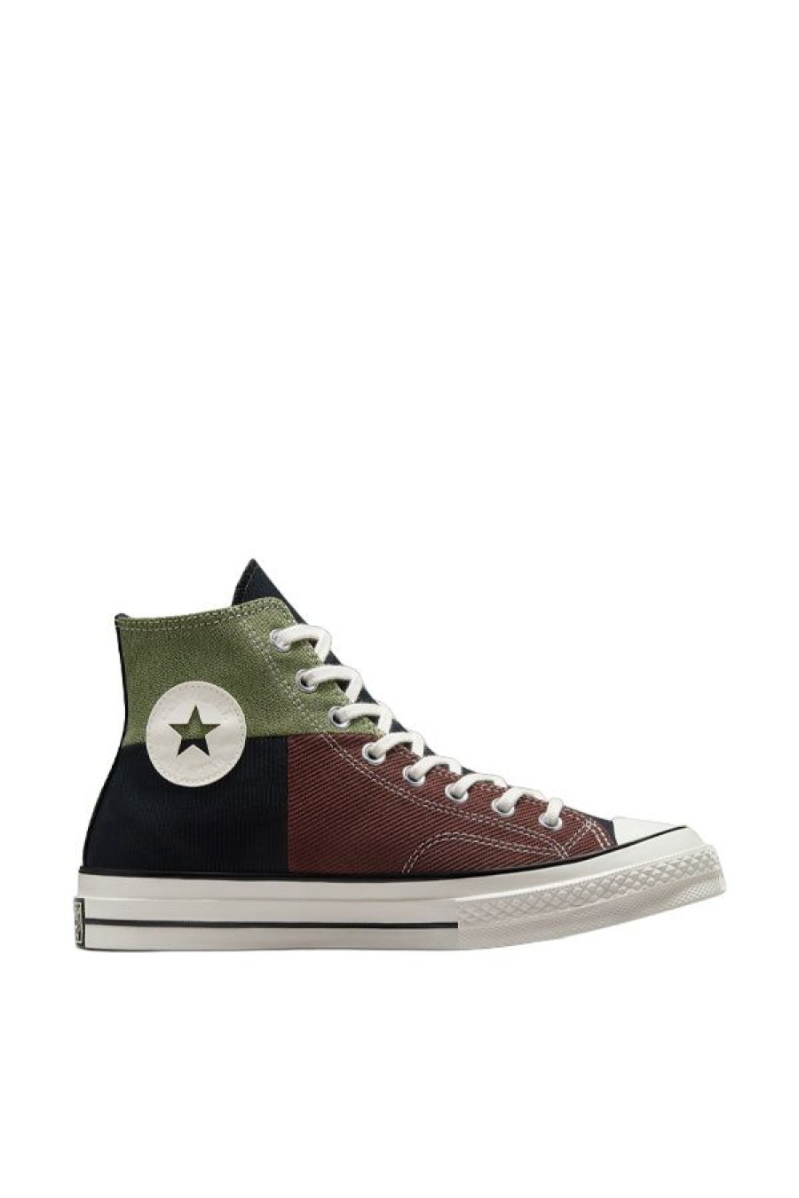 Calzature CONVERSE | Chuck 70 Crafted Patchwork Black/Trolled/Eternal Earth