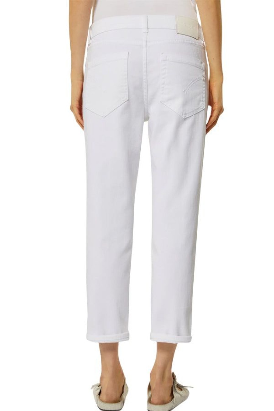 Abbigliamento DONDUP | Pantalone Koons Gioiello Bianco