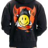 Abbigliamento MARKET | Smiley Inner Peace Pullover Hoodie Washed Black