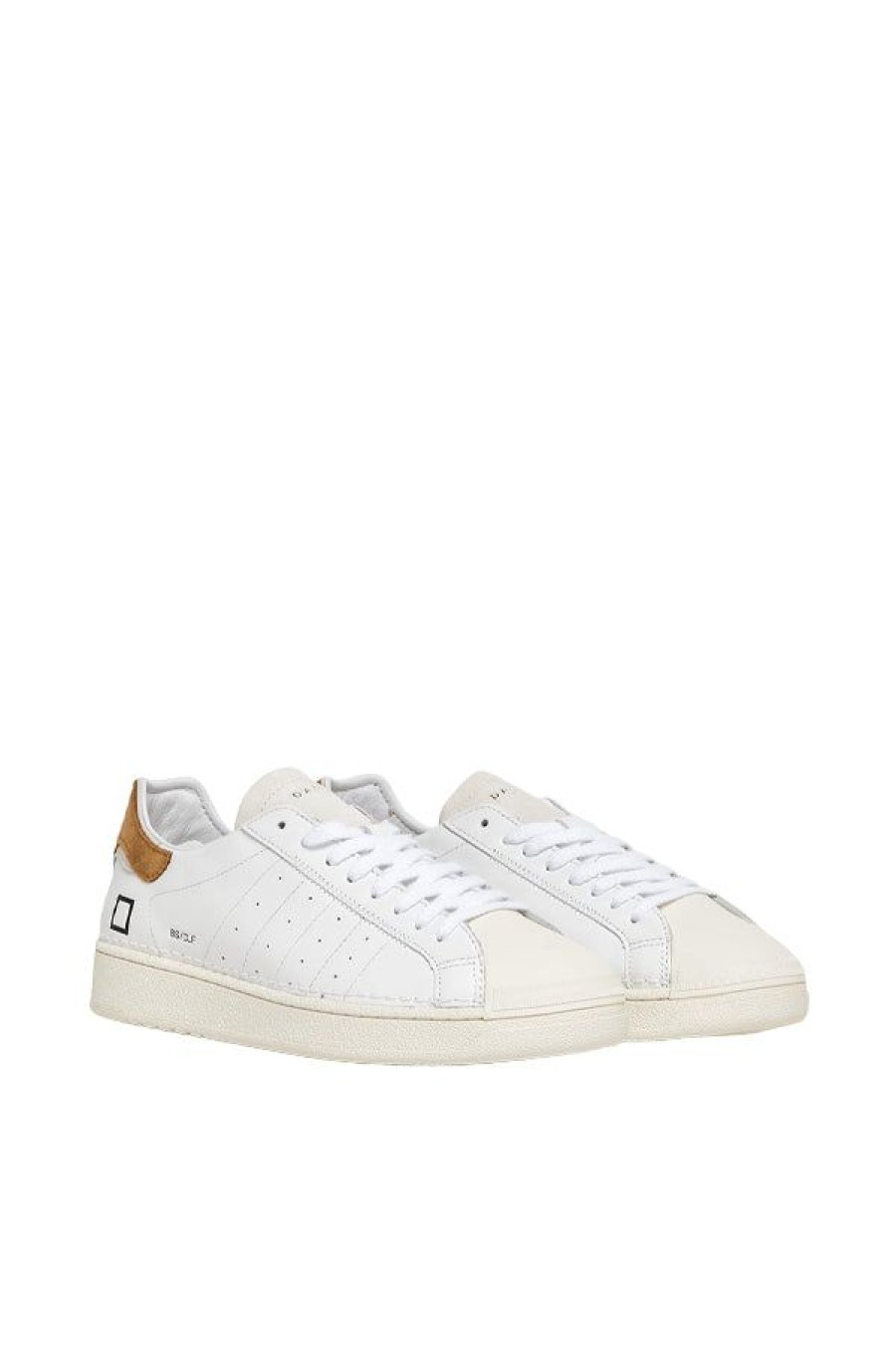 Calzature D.A.T.E. | Base Calf White-Cuoio