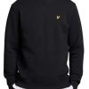 Abbigliamento LYLE & SCOTT | Brushed Back Crew Neck Jet Black