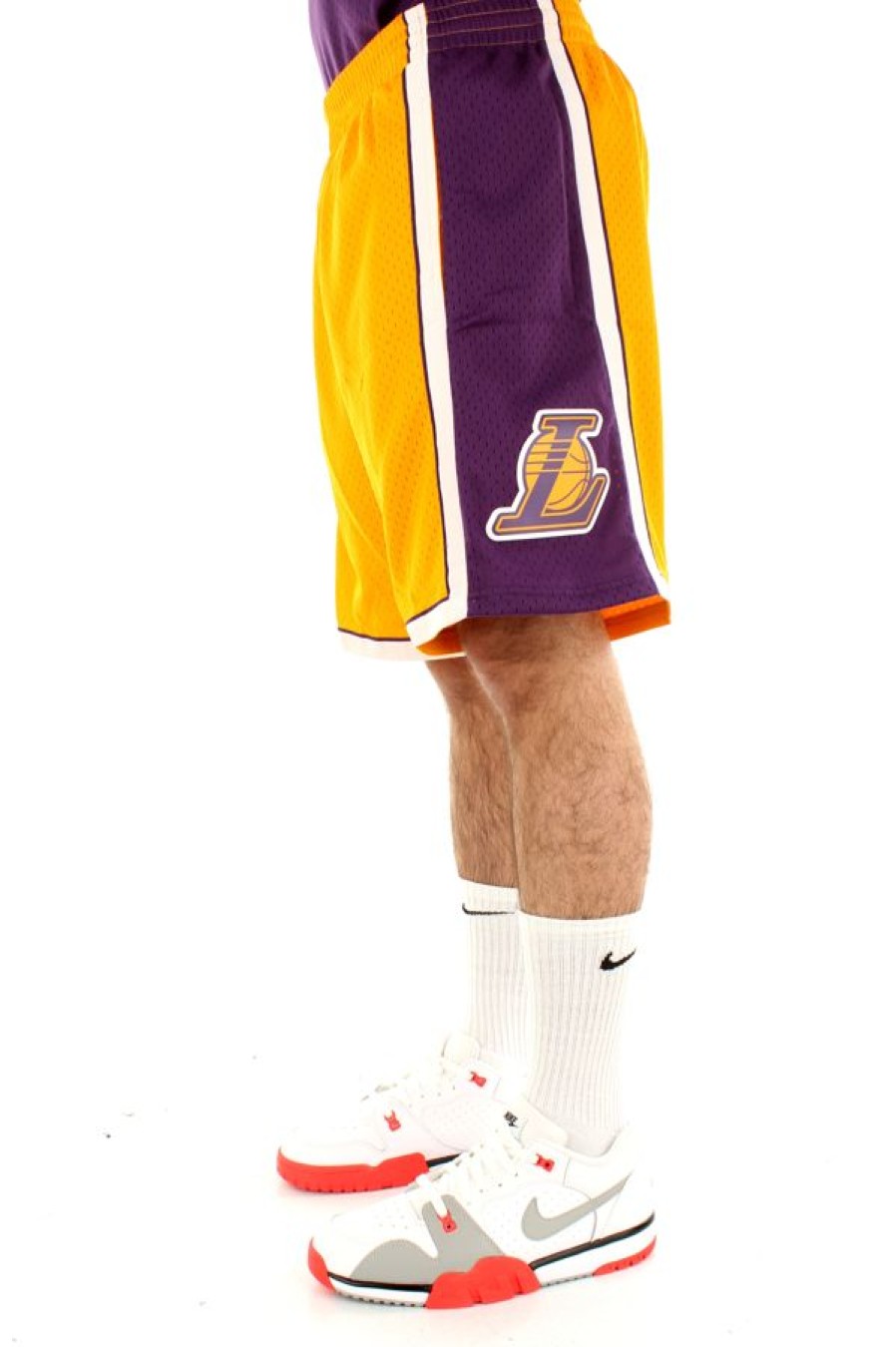 Abbigliamento MITCHELL & NESS | Los Angeles Lakers Light Gold / Purple