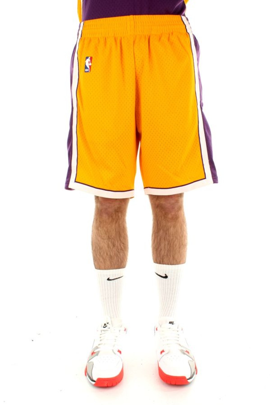 Abbigliamento MITCHELL & NESS | Los Angeles Lakers Light Gold / Purple