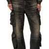 Abbigliamento DIESEL | Straight Jeans D-Fish Black/Denim