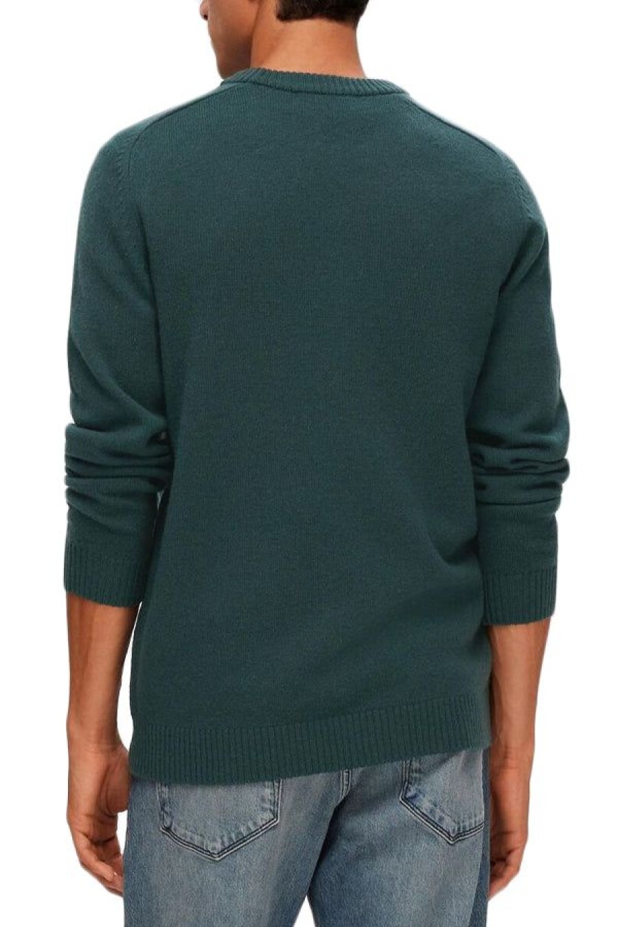 Abbigliamento SELECTED | Slhnewcoban Lambs Wool Crew Neck Green Gables