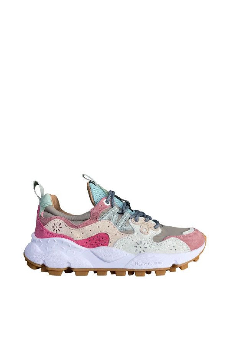 Calzature FLOWER MOUNTAIN | Yamano 3 Woman Suede/Knitted Cipria