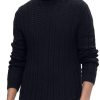 Abbigliamento SELECTED | Slhbrai Ls Knit Cable Roll Neck Sky Captain