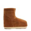 Calzature MOON BOOT | Icon Low In Pelle Scamosciata Senza Lacci Suede Cognac