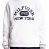 Abbigliamento TOMMY HILFIGER | Felpa Monotype Con Cappuccio E Logo Ancient White