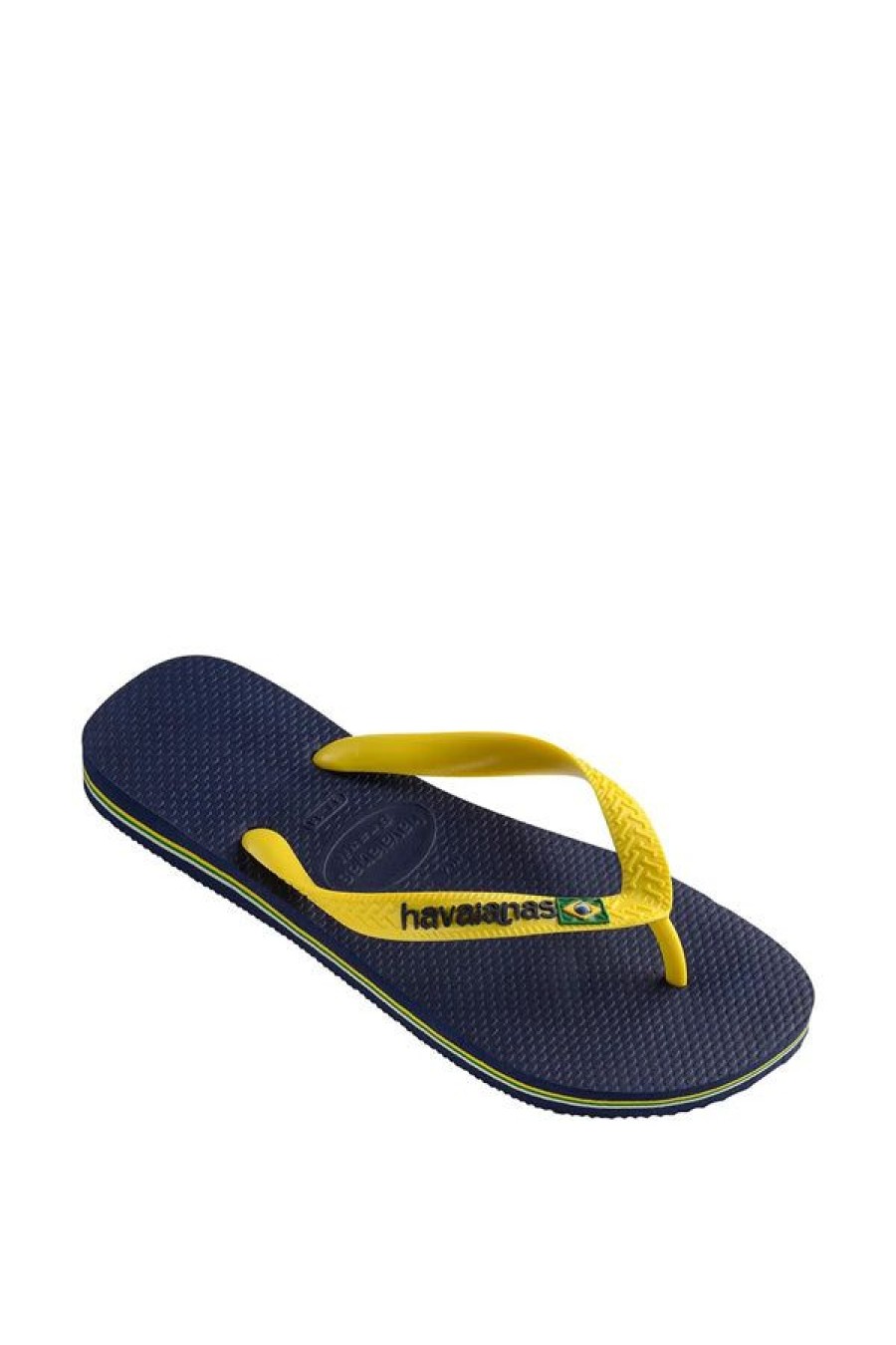 Calzature HAVAIANAS | Brasil Logo Navy Blue/Citrus Yellow