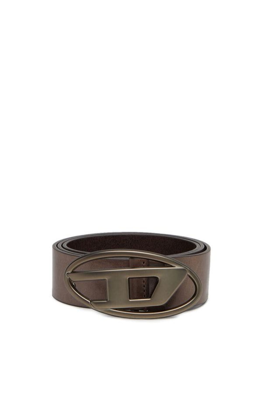 Accessori DIESEL | Oval D Logo B-1Dr Belt Brown