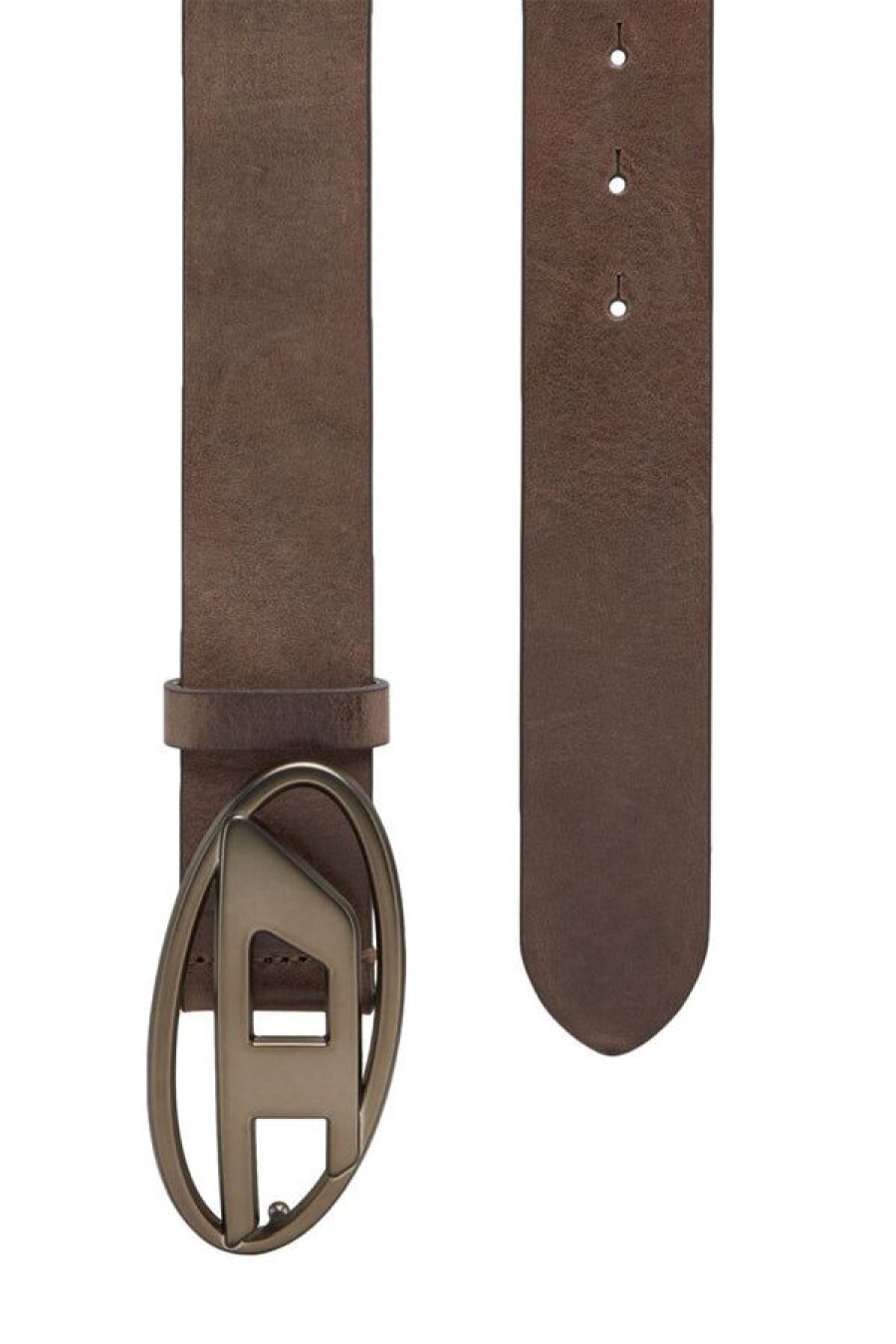 Accessori DIESEL | Oval D Logo B-1Dr Belt Brown