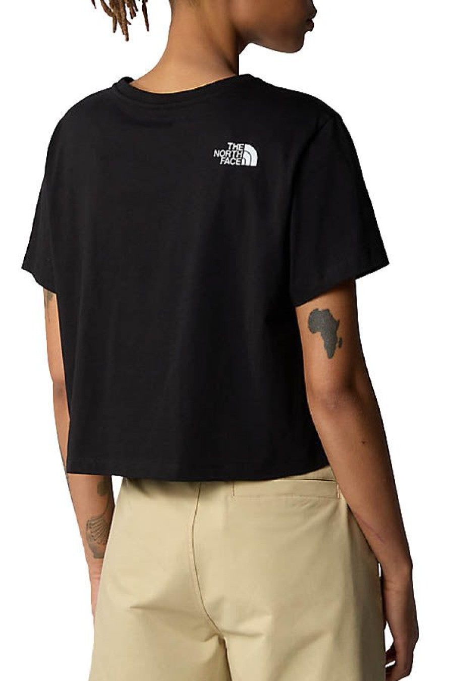 Abbigliamento THE NORTH FACE | T-Shirt Corta In Vita Fine Tnf Black