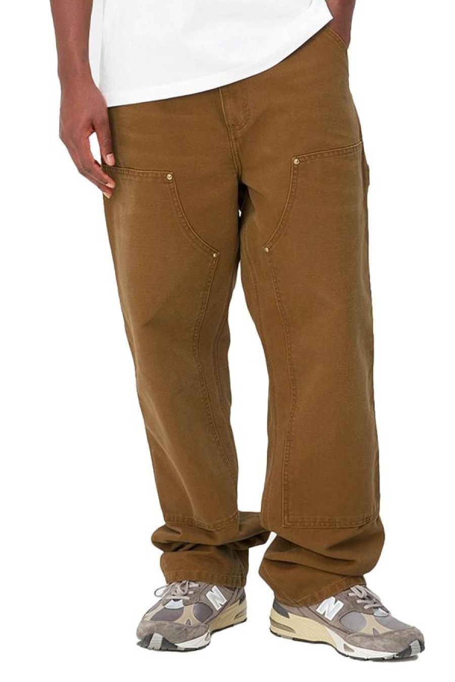 Abbigliamento CARHARTT WIP | Double Knee Pant Hamilton Brown/Rigid