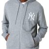 Abbigliamento NEW ERA | Felpa Con Cappuccio New York Yankees Essentials Grigio