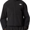 Abbigliamento THE NORTH FACE | Giacca Tnf Easy Wind Con Cappuccio E Cerniera Integrale Da Donna Tnf Black