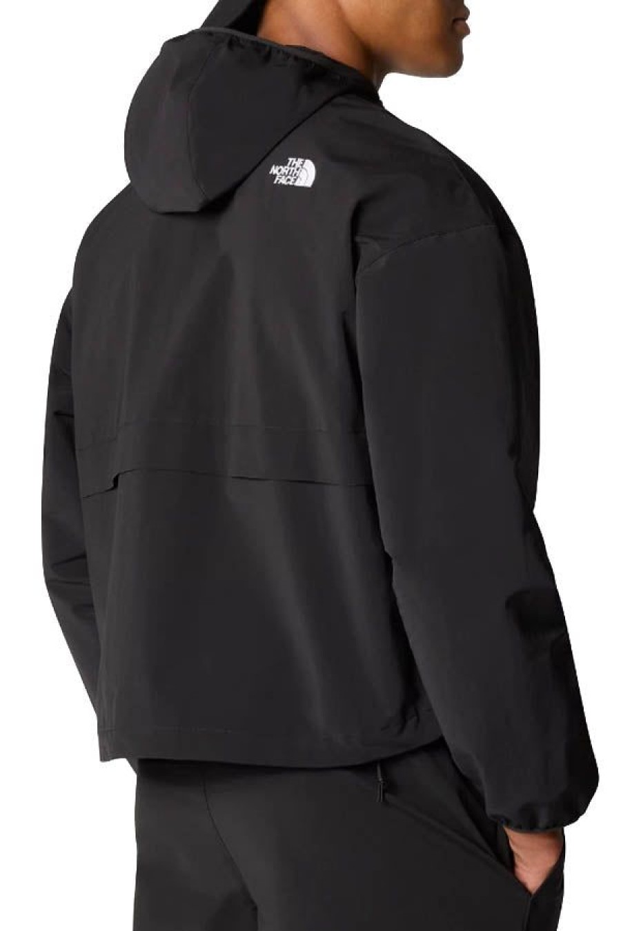 Abbigliamento THE NORTH FACE | Giacca Tnf Easy Wind Con Cappuccio E Cerniera Integrale Da Donna Tnf Black