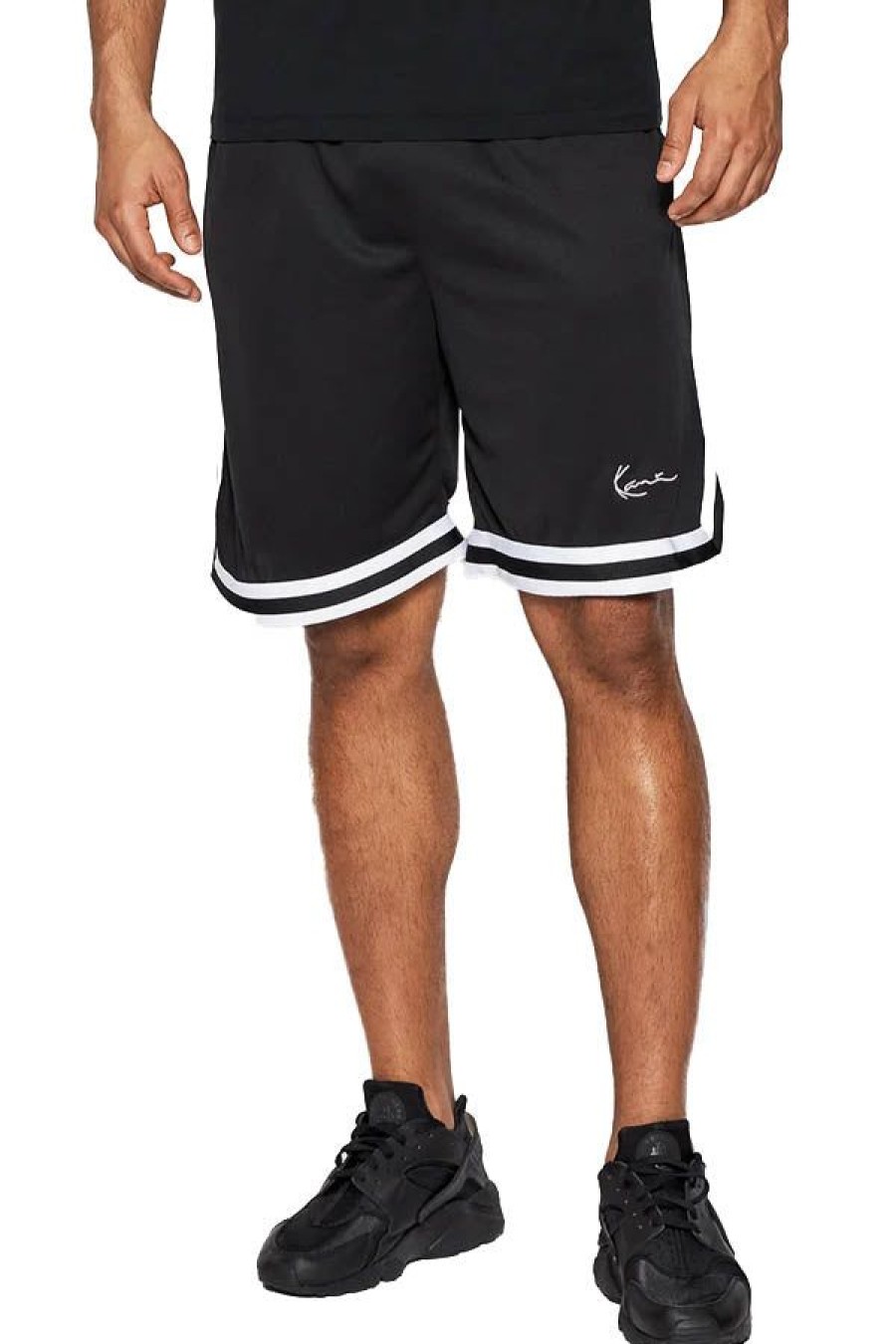 Abbigliamento KARL KANI | Signature Mesh Shorts Black/White