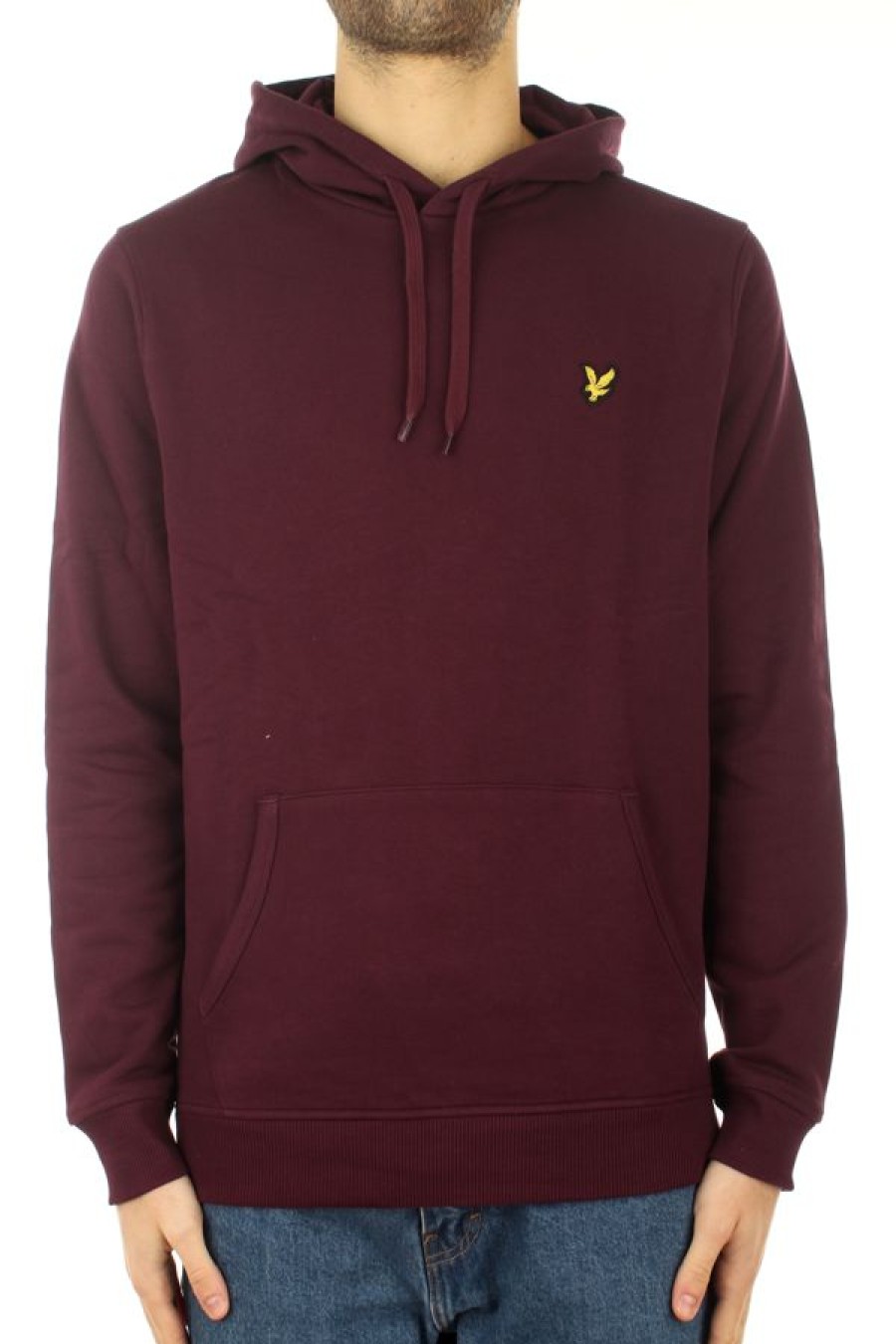 Abbigliamento LYLE & SCOTT | Brushed Back Hoodie Sweatshirt Burgundy