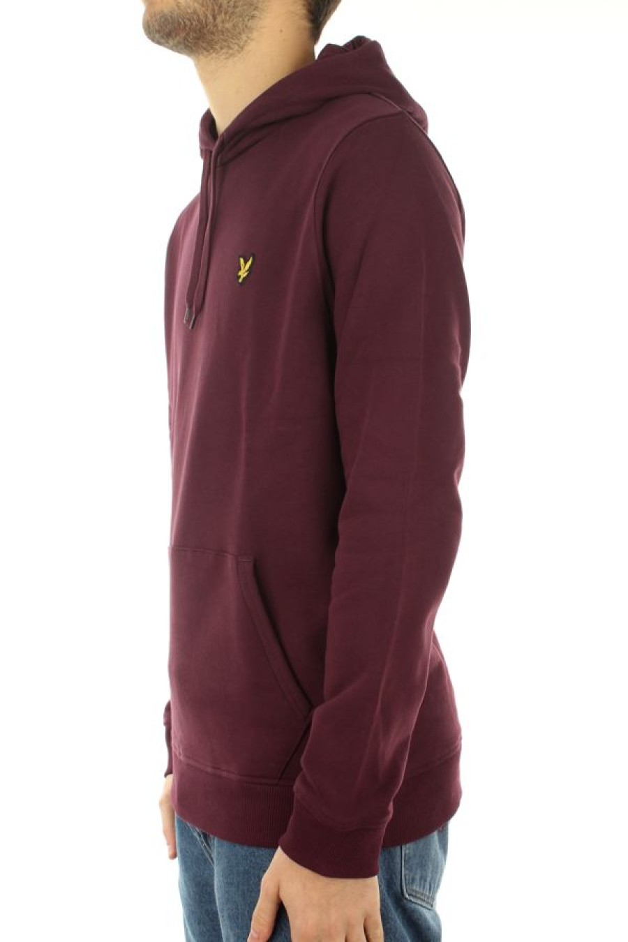 Abbigliamento LYLE & SCOTT | Brushed Back Hoodie Sweatshirt Burgundy