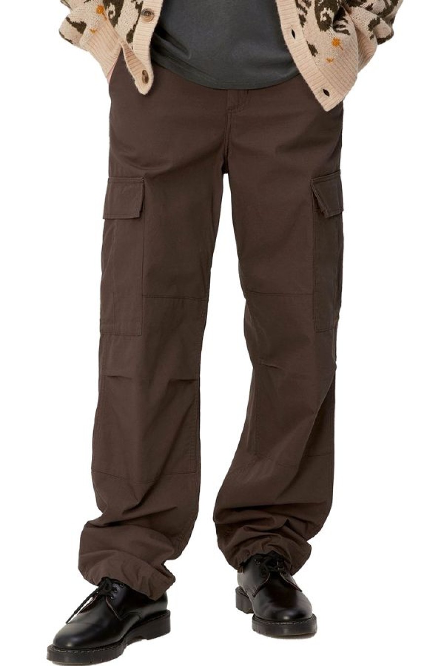 Abbigliamento CARHARTT WIP | Regular Cargo Pant Tobacco /Rinsed