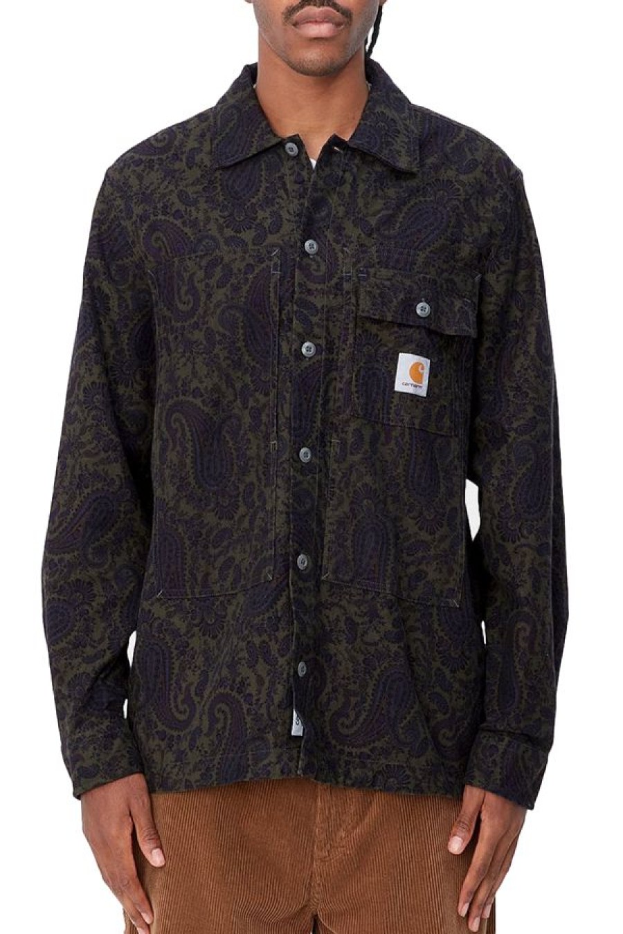 Abbigliamento CARHARTT WIP | L/S Charter Shirt Paisley Print, Plant