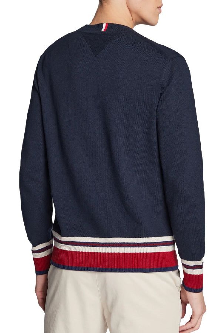 Abbigliamento TOMMY HILFIGER | Placed Graphic Stp Crew Neck Desert Sky