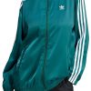 Abbigliamento ADIDAS | Track Top Loose Satin Cgreen