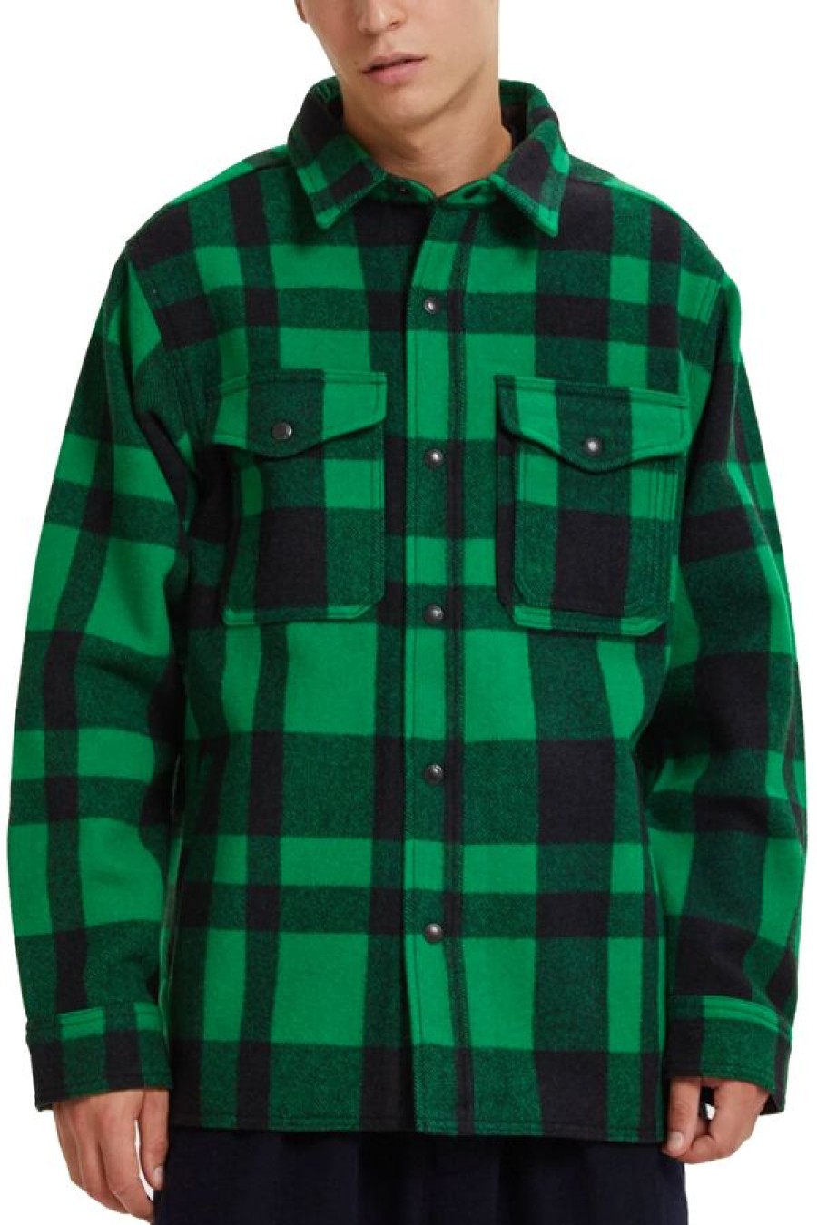 Abbigliamento FILSON | Giacca Mackinaw Jac-Shirt Acid Green / Bl