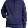 Abbigliamento TOMMY JEANS | Felpa Relaxed Fit Con Cappuccio E Distintivo Twilight Navy