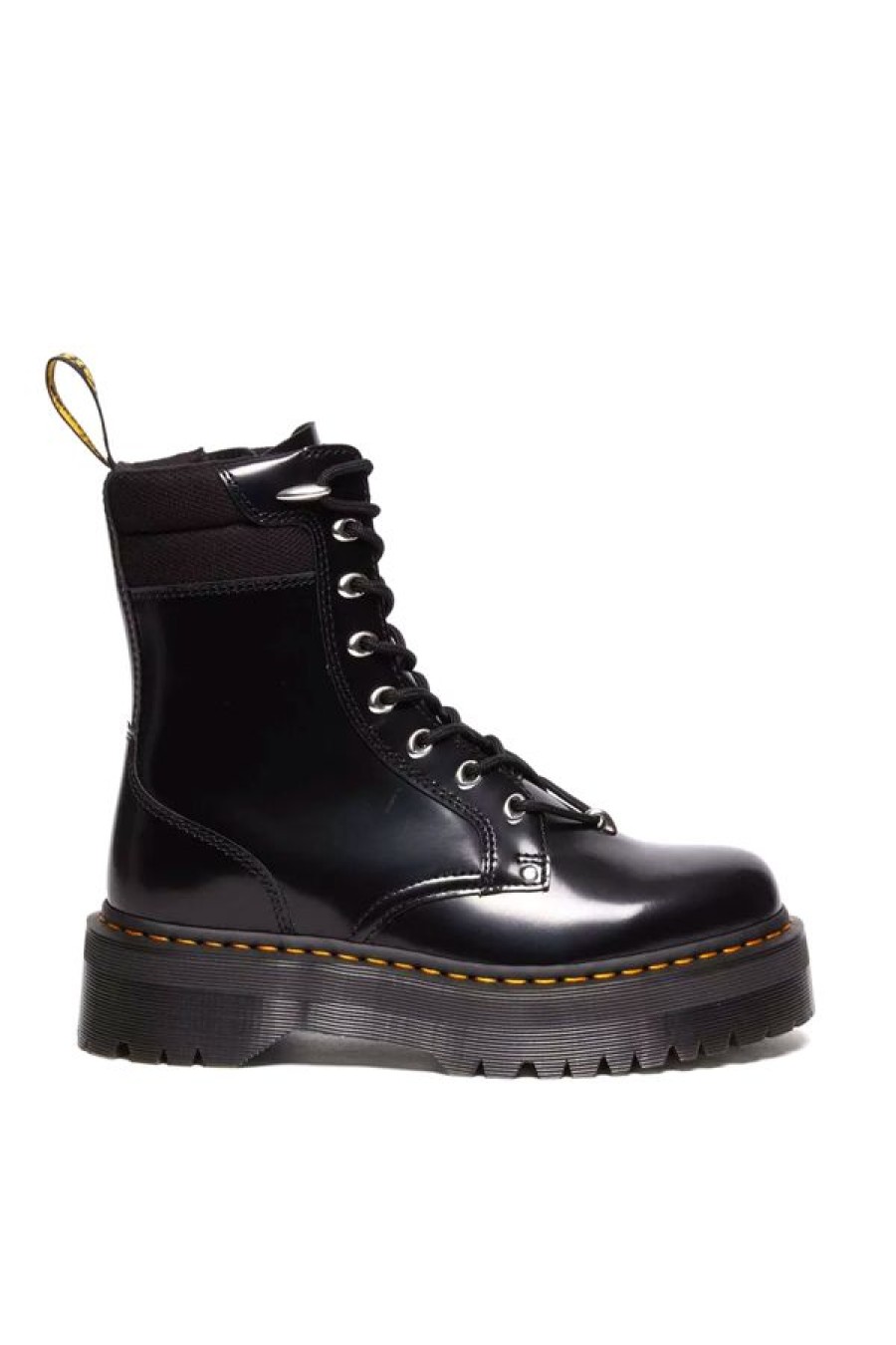 Calzature DR. MARTENS | Stivali Platform Jadon Ii Hardware In Pelle Black Buttero