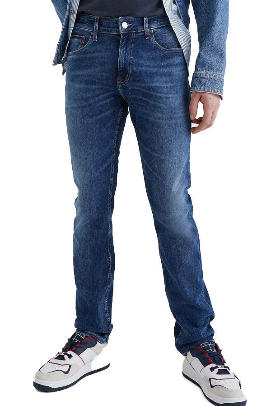 Abbigliamento TOMMY JEANS | Scanton Slim Bf1251, 1Bk Denim Dark