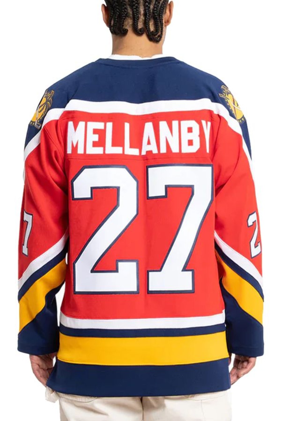 Abbigliamento MITCHELL & NESS | Blue Line Scott Mellanby Florida Panthers Dark 1995 Jersey Red