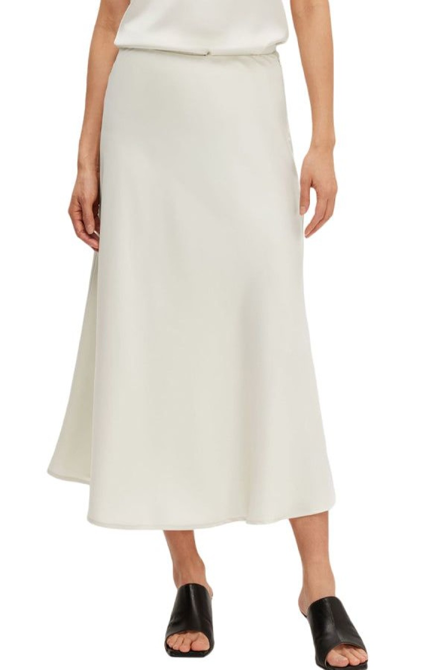 Abbigliamento SELECTED | Slfrachelle Mw Midi Skirt Birch