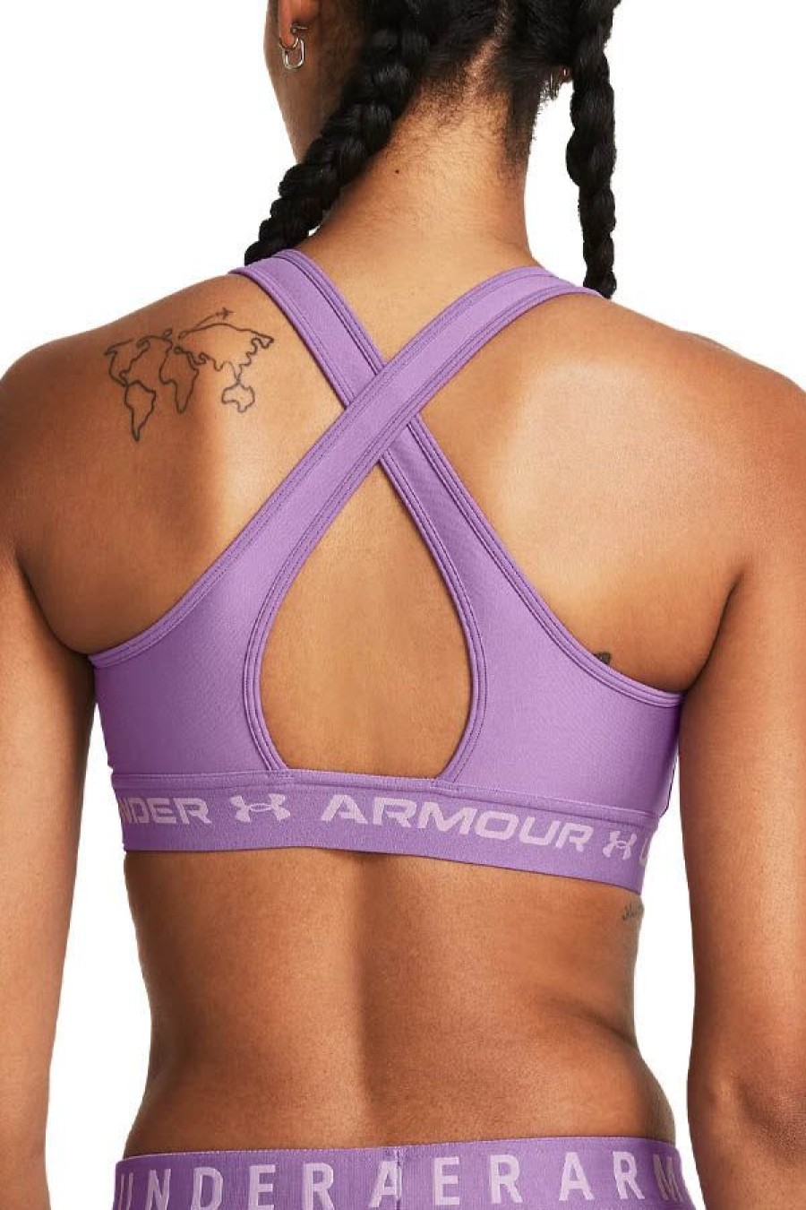 Abbigliamento UNDER ARMOUR | Reggiseno Sportivo Armour® Mid Crossback Provence Purple